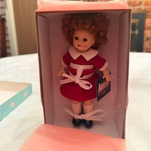 Madame Alexander Box with Blue and Pink Stripes